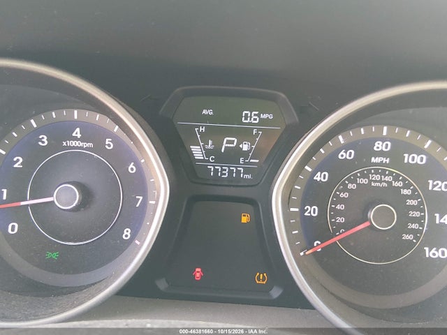2016 Hyundai Elantra Se მანქანა იყიდება აუქციონზე, vin: 5NPDH4AE4GH662530, აუქციონის ნომერი: 46381660