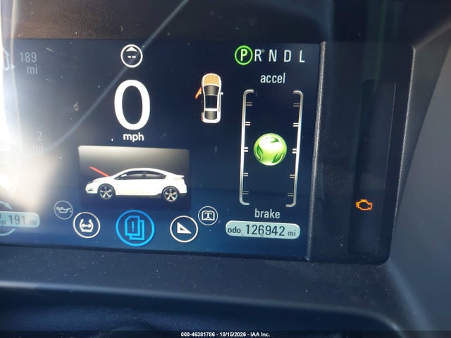 46381786 :رقم المزاد ، 1G1RB6E41CU112585 vin ، 2012 Chevrolet Volt مزاد بيع