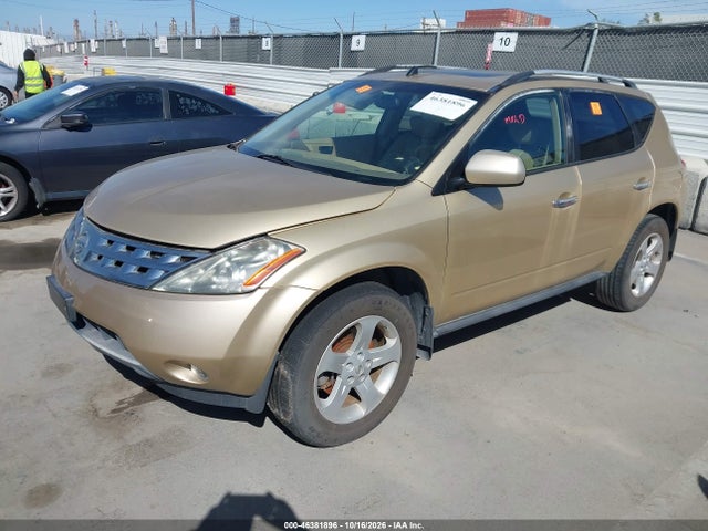 Продаж на аукціоні авто 2003 Nissan Murano Sl/se, vin: JN8AZ08T63W105981, номер лоту: 46381896