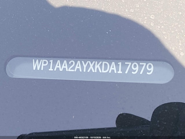 WP1AA2AYXKDA17979 Porsche Cayenne