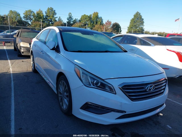 2015 Hyundai Sonata Limited მანქანა იყიდება აუქციონზე, vin: 5NPE34AF6FH013757, აუქციონის ნომერი: 46382190