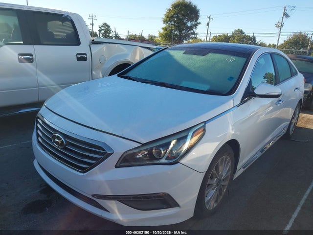 2015 Hyundai Sonata Limited მანქანა იყიდება აუქციონზე, vin: 5NPE34AF6FH013757, აუქციონის ნომერი: 46382190