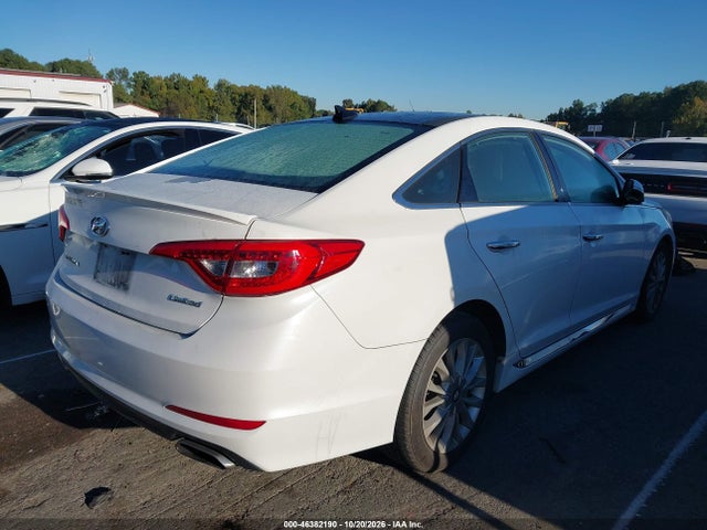 2015 Hyundai Sonata Limited მანქანა იყიდება აუქციონზე, vin: 5NPE34AF6FH013757, აუქციონის ნომერი: 46382190
