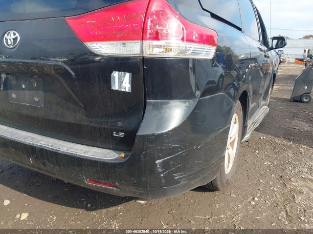 Продаж на аукціоні авто 2014 Toyota Sienna Le V6 8 Passenger, vin: 5TDKK3DC4ES489967, номер лоту: 46382840