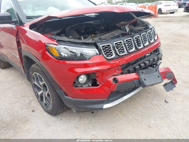 Продажа на аукционе авто 2025 Jeep Compass Limited 4x4, vin: 3C4NJDCN7ST614857, номер лота: 46382986