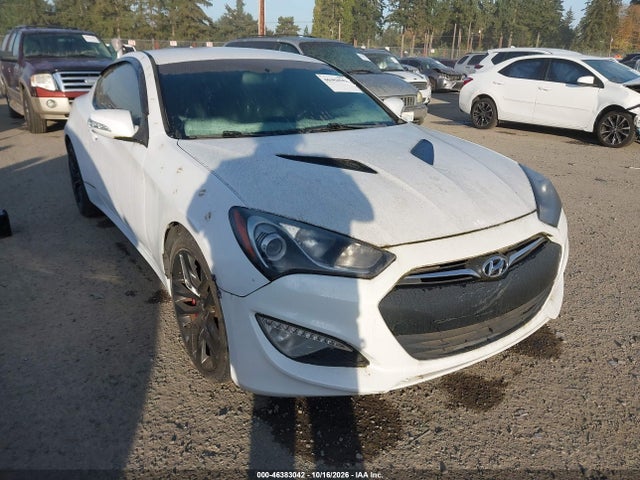 2015 Hyundai Genesis 3.8 R-spec მანქანა იყიდება აუქციონზე, vin: KMHHU6KJ9FU126550, აუქციონის ნომერი: 46383042