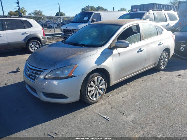 2014 Nissan Sentra Fe+ S/fe+ Sv/s/sl/sr/sv მანქანა იყიდება აუქციონზე, vin: 3N1AB7AP6EL658597, აუქციონის ნომერი: 46383054