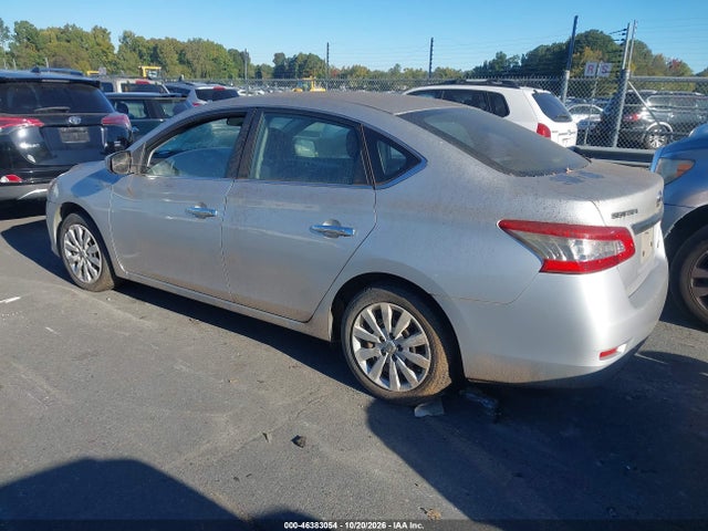 2014 Nissan Sentra Fe+ S/fe+ Sv/s/sl/sr/sv მანქანა იყიდება აუქციონზე, vin: 3N1AB7AP6EL658597, აუქციონის ნომერი: 46383054