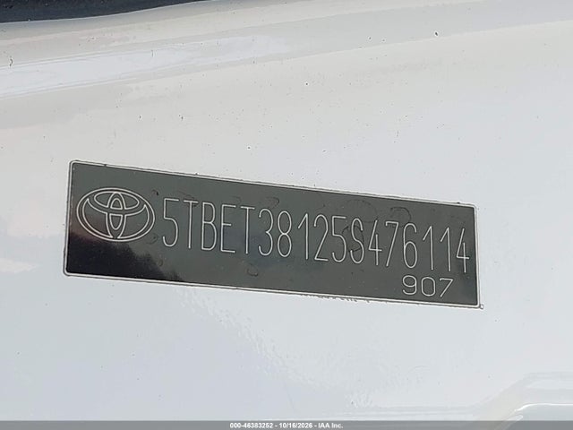 Aukcja sprzedaży 2005 Toyota Tundra Limited V8, vin: 5TBET38125S476114, numer aukcji: 46383252