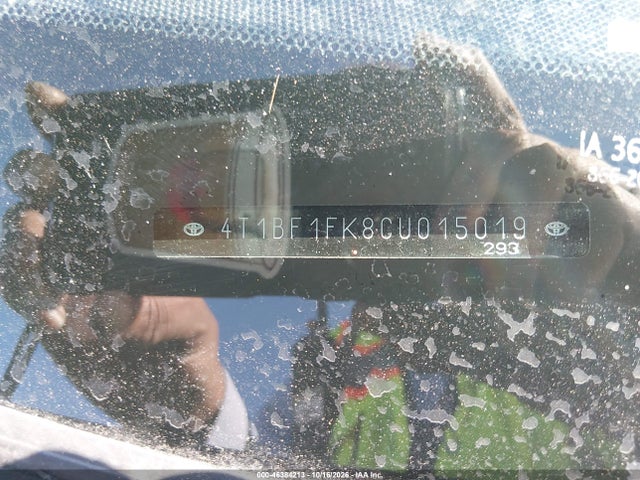 Aukcja sprzedaży 2012 Toyota Camry Se, vin: 4T1BF1FK8CU015019, numer aukcji: 46384213