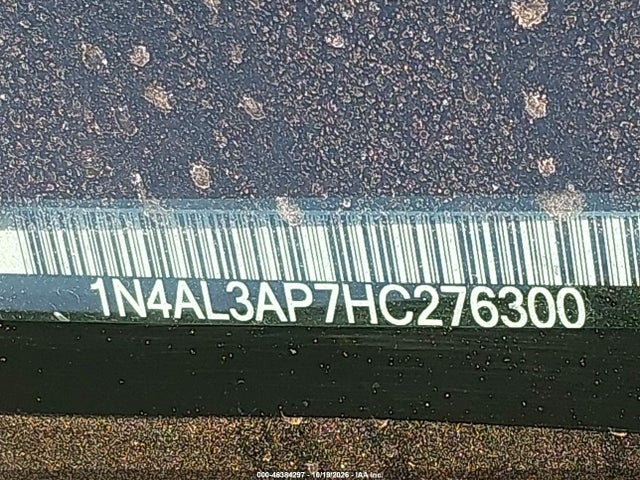 1N4AL3AP7HC276300 Nissan Altima 2.5 Sv