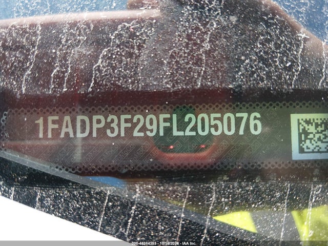 2015 Ford Focus Se მანქანა იყიდება აუქციონზე, vin: 1FADP3F29FL205076, აუქციონის ნომერი: 46384353