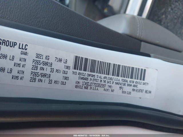 Продаж на аукціоні авто 2013 Dodge Durango Crew, vin: 1C4SDJDT7DC652397, номер лоту: 46384733