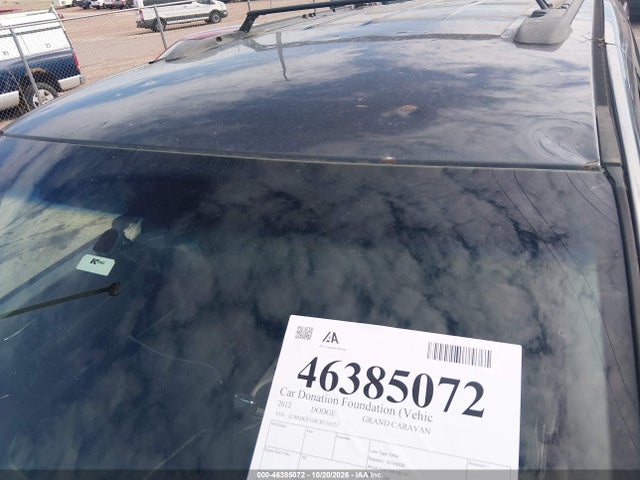 Продаж на аукціоні авто 2012 Dodge Grand Caravan Sxt, vin: 2C4RDGCG4CR114123, номер лоту: 46385072