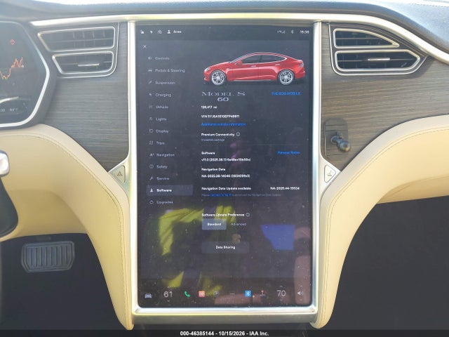 5YJSA1S10EFP49911 Tesla MODEL S