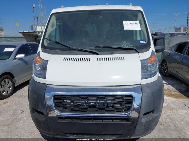 2019 Ram Promaster 1500 Low Roof 118 Wb მანქანა იყიდება აუქციონზე, vin: 3C6TRVNG1KE535166, აუქციონის ნომერი: 46386040