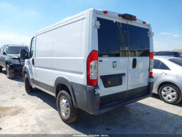 2019 Ram Promaster 1500 Low Roof 118 Wb მანქანა იყიდება აუქციონზე, vin: 3C6TRVNG1KE535166, აუქციონის ნომერი: 46386040