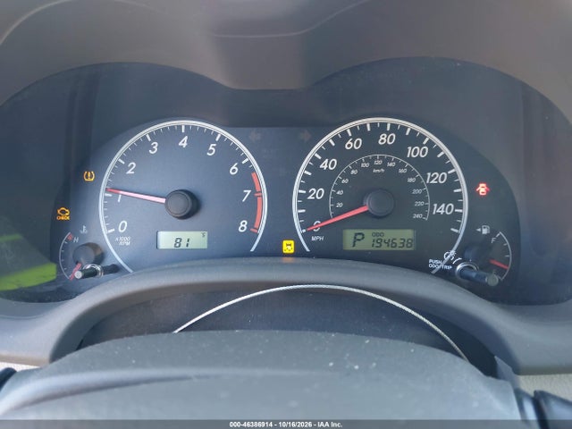 Aukcja sprzedaży 2010 Toyota Corolla Le, vin: 2T1BU4EE8AC430150, numer aukcji: 46386914