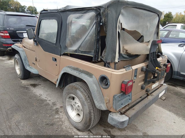 1999 Jeep Wrangler Se მანქანა იყიდება აუქციონზე, vin: 1J4FY29P6XP481575, აუქციონის ნომერი: 46387465