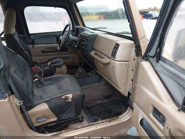 1999 Jeep Wrangler Se მანქანა იყიდება აუქციონზე, vin: 1J4FY29P6XP481575, აუქციონის ნომერი: 46387465
