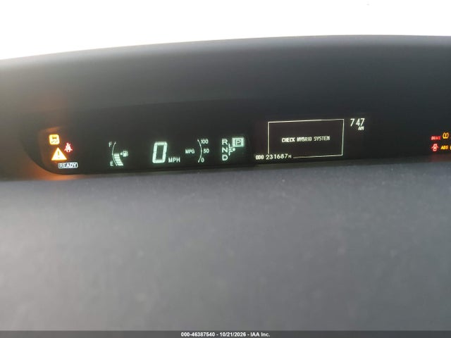 2011 Toyota Prius Three მანქანა იყიდება აუქციონზე, vin: JTDKN3DU3B1422057, აუქციონის ნომერი: 46387540