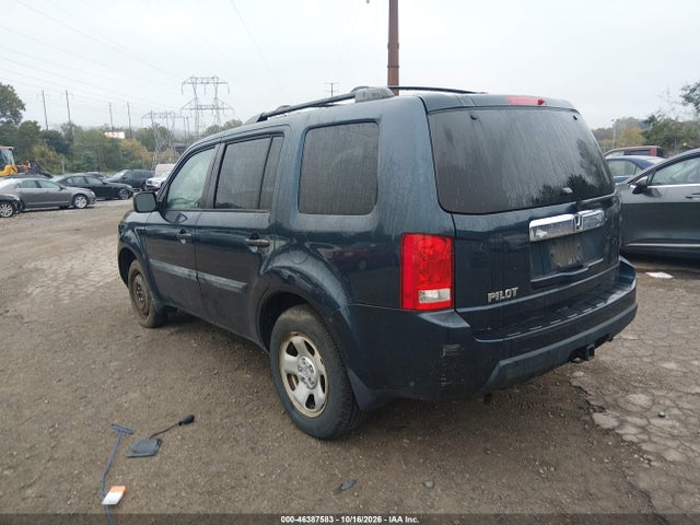 46387583 :رقم المزاد ، 5FNYF4H27AB019002 vin ، 2010 Honda Pilot Lx مزاد بيع