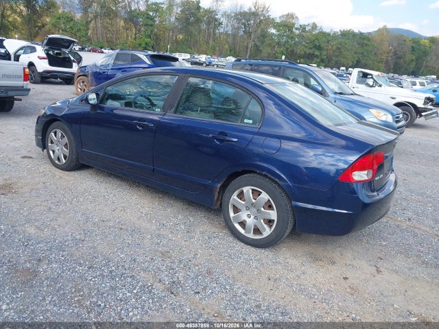2009 Honda Civic Lx მანქანა იყიდება აუქციონზე, vin: 19XFA16589E045787, აუქციონის ნომერი: 46387858