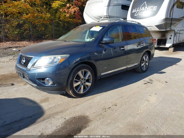 46387958 :رقم المزاد ، 5N1CR2MM3EC652883 vin ، 2014 Nissan Pathfinder Hybrid Platinum مزاد بيع