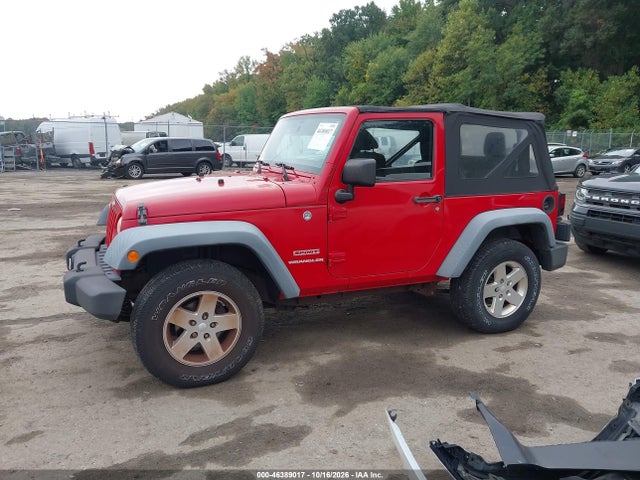 Aukcja sprzedaży 2012 Jeep Wrangler Sport, vin: 1C4AJWAG0CL130704, numer aukcji: 46389017