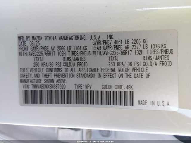7MMVABDMXSN387920 Mazda Cx-50 2.5 S Premium Package