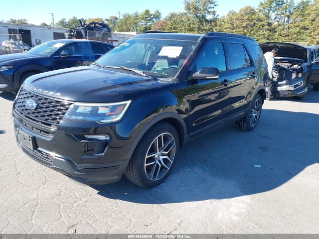 2018 Ford Explorer Sport მანქანა იყიდება აუქციონზე, vin: 1FM5K8GT7JGC60284, აუქციონის ნომერი: 46389638