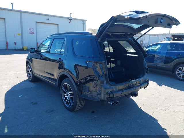 2018 Ford Explorer Sport მანქანა იყიდება აუქციონზე, vin: 1FM5K8GT7JGC60284, აუქციონის ნომერი: 46389638