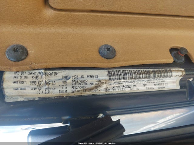 Продаж на аукціоні авто 1997 Jeep Wrangler Sport, vin: 1J4FY19S1VP432893, номер лоту: 46391146