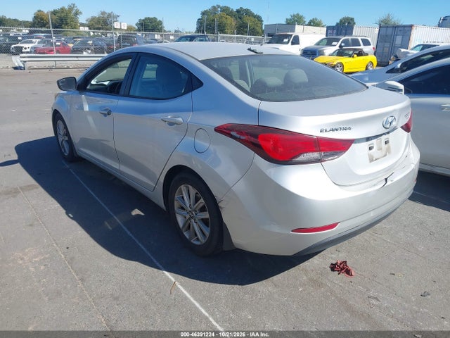 2016 Hyundai Elantra Se მანქანა იყიდება აუქციონზე, vin: 5NPDH4AE2GH703317, აუქციონის ნომერი: 46391224