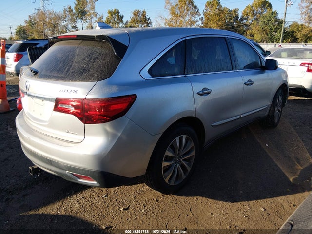Продаж на аукціоні авто 2014 Acura Mdx Technology Package, vin: 5FRYD4H49EB040106, номер лоту: 46391766