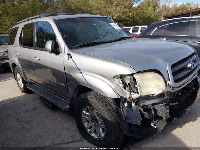 2004 Toyota Sequoia Sr5 V8 მანქანა იყიდება აუქციონზე, vin: 5TDZT34A44S207366, აუქციონის ნომერი: 46391803