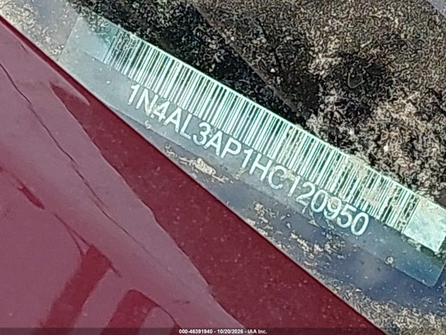 Aukcja sprzedaży 2017 Nissan Altima 2.5 Sr, vin: 1N4AL3AP1HC120950, numer aukcji: 46391940