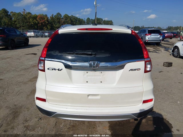 2015 Honda Cr-v Ex-l მანქანა იყიდება აუქციონზე, vin: 5J6RM4H79FL002643, აუქციონის ნომერი: 46392750