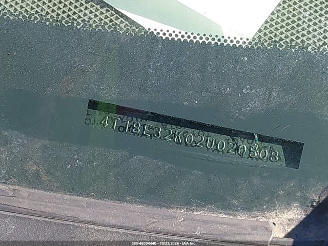 Продаж на аукціоні авто 2002 Toyota Camry Le, vin: 4T1BE32K02U020508, номер лоту: 46394440
