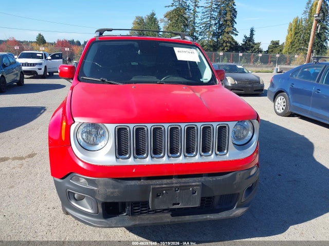 Продаж на аукціоні авто 2017 Jeep Renegade Limited 4x4, vin: ZACCJBDB7HPE50364, номер лоту: 46397645