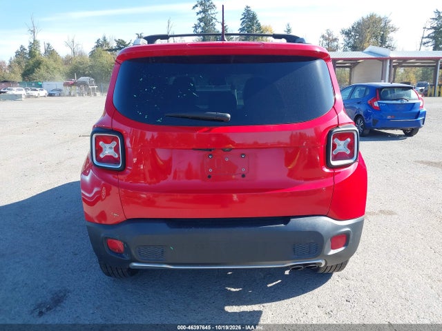 Продаж на аукціоні авто 2017 Jeep Renegade Limited 4x4, vin: ZACCJBDB7HPE50364, номер лоту: 46397645