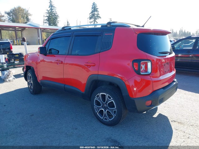 Продаж на аукціоні авто 2017 Jeep Renegade Limited 4x4, vin: ZACCJBDB7HPE50364, номер лоту: 46397645