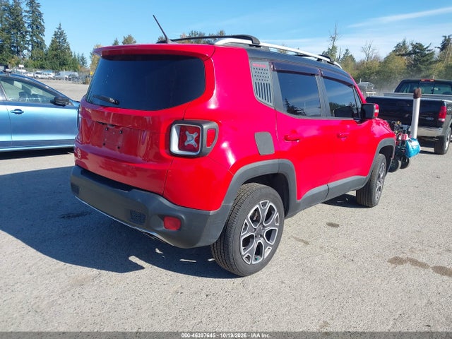 Продаж на аукціоні авто 2017 Jeep Renegade Limited 4x4, vin: ZACCJBDB7HPE50364, номер лоту: 46397645