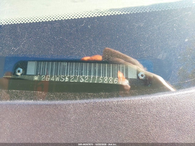 46397670 :رقم المزاد ، 2G4WS52J321158861 vin ، 2002 Buick Century Custom مزاد بيع