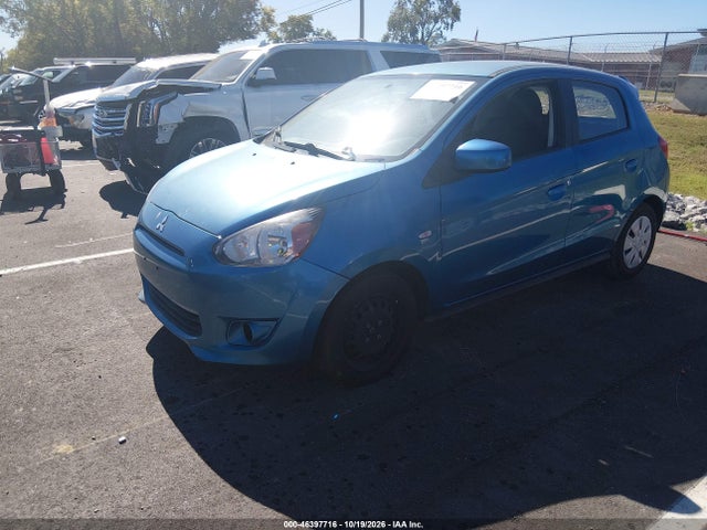 2015 Mitsubishi Mirage De მანქანა იყიდება აუქციონზე, vin: ML32A3HJ2FH047628, აუქციონის ნომერი: 46397716