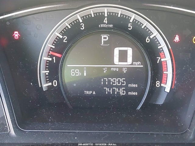 46397732 :رقم المزاد ، 19XFC2F55GE068067 vin ، 2016 Honda Civic Lx مزاد بيع