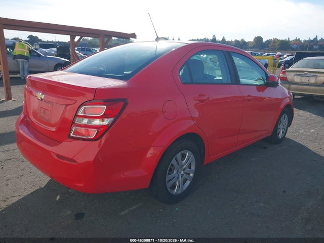 Продажа на аукционе авто 2017 Chevrolet Sonic Ls Auto, vin: 1G1JB5SG6H4162055, номер лота: 46398071