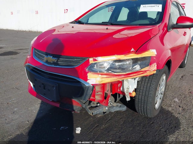 Продажа на аукционе авто 2017 Chevrolet Sonic Ls Auto, vin: 1G1JB5SG6H4162055, номер лота: 46398071