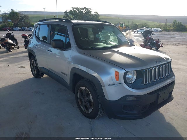 2017 Jeep Renegade Sport Fwd მანქანა იყიდება აუქციონზე, vin: ZACCJAAB0HPG01480, აუქციონის ნომერი: 46398084