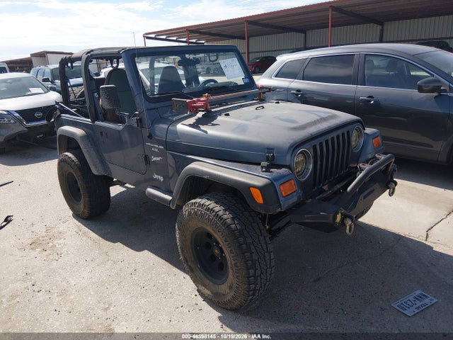 2002 Jeep Wrangler Sport მანქანა იყიდება აუქციონზე, vin: 1J4FA49S42P745468, აუქციონის ნომერი: 46398145